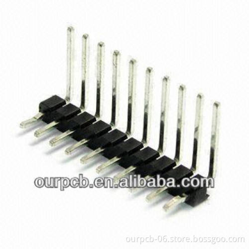 1.0mm Wafer 180 degree SMT Type Pin Header with Tin-plated Finish